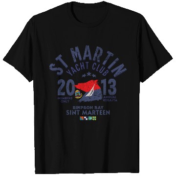 Discover St Martin Yacht club blc Copy T Shirts