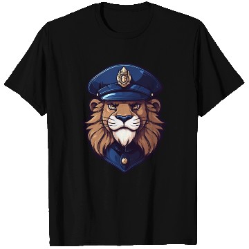 Discover Police lion T Shirts