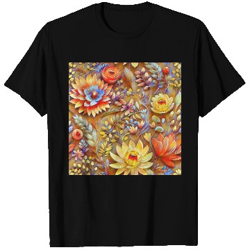 Discover Impressionist Blossoms Tapestry T Shirts