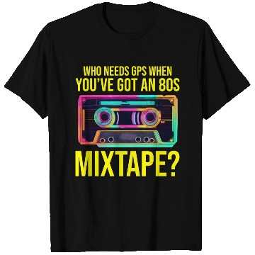 Discover Neon '80s Cassette Tape: Nostalgic Retro Vibes T Shirts