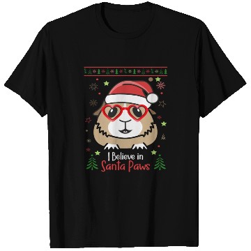 Discover Funny Guinea Pig Christmas Hat i believe T Shirts