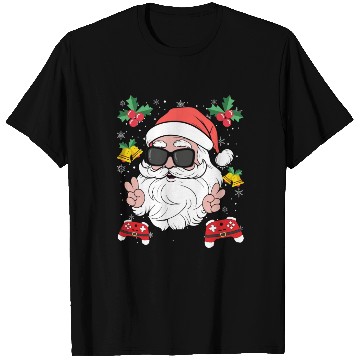 Discover Santa Cool Gamer Video Game X-Mas Gaming T Shirts