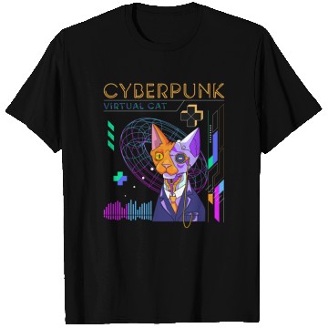Discover Cyborg Retro Gamer Scifi T Shirts