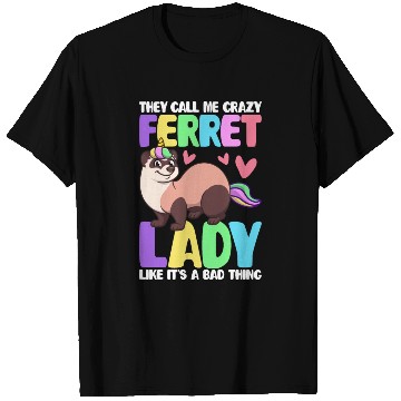Discover Female Ferret Lover T Shirts