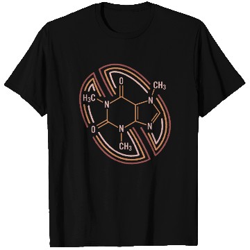 Discover Chemistry T Shirts, Caffeine Molecule Chemical I