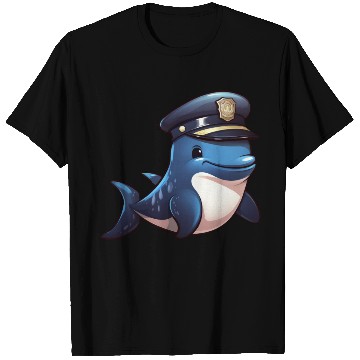 Discover Police whale T Shirts