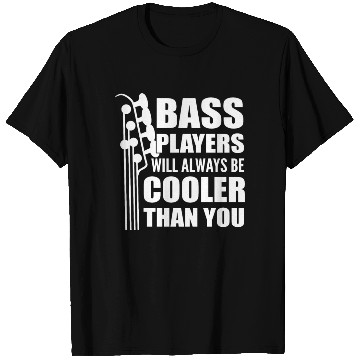 Discover Funny Bass Guitar Player Instrumentalist T Shirts