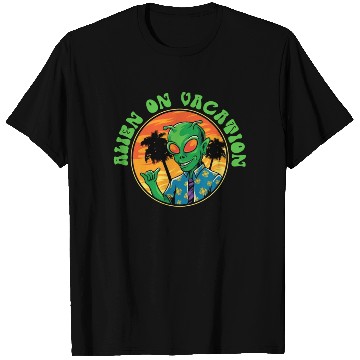 Discover Alien, Aliens, UFO, UAP, Space Unknown Flight T Shirts