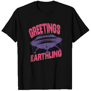 Discover Alien, Aliens, UFO, UAP, Space Unknown Flight T Shirts