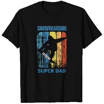 Discover Snowboarding Super Dad - Best snowboarder T Shirts