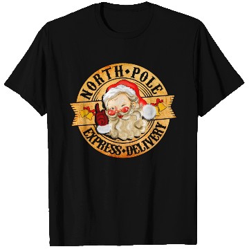 Discover North Pole Express Delivery T Shirts