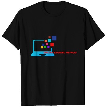 Discover online computer earning logo T Shirts