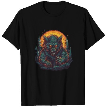 Discover A mythical creature Werewolf T Shirts