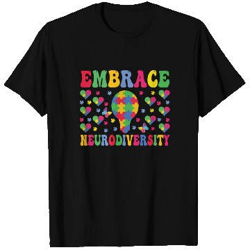 Discover embrace neurodiversity - Embrace ADHD Autism ASD T Shirts