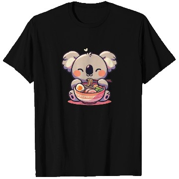 Discover Cute Koala Eats Ramen Noodles Koalas Ramen T Shirts