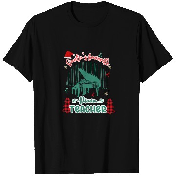 Discover Santa’s Favorite Piano Teacher - Merry Christmas T Shirts