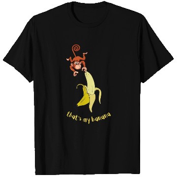 Discover Monkey and Banana funny animal T Shirts
