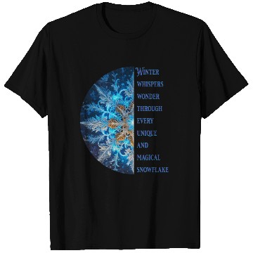 Discover winter whispers wonder snowflake 1 T Shirts