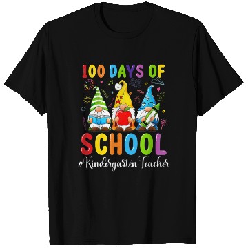 Discover Cute Gnome Kindergarten Teacher 100Th Day School T Shirts