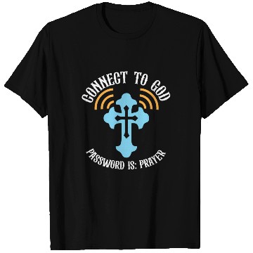 Discover Connect to God I Love Jesus Believer Scripture T Shirts