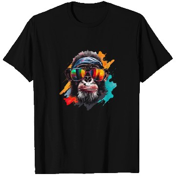 Discover Street Art Monkey Urban Rap Street Monkey T Shirts