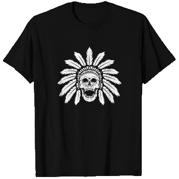 Discover Indigenous Native American Skull Skull Head T Shirts