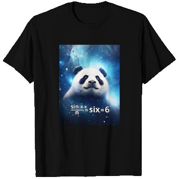 Discover Funny Math Meme - Panda In Space T Shirts