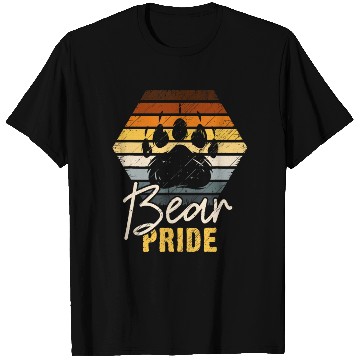 Discover Bear Community Bear Paw Bear Flag Gay Bear Pride T Shirts