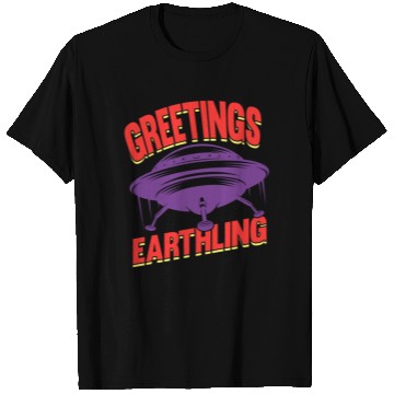 Discover Alien, Aliens, UFO, UAP, Space Unknown Flight T Shirts