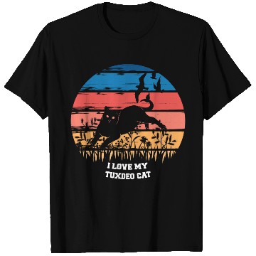 Discover I Love My Tuxedo Cat T Shirts