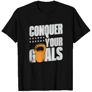 Discover Conquer Your Goals Exercise Gym Lover T Shirts