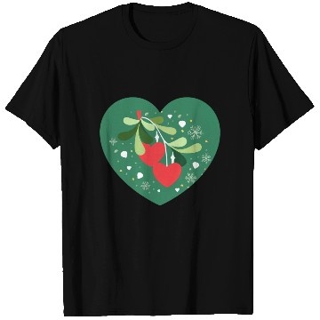 Discover Mistletoe Hearts T Shirts