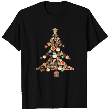 Discover Gingerbread Christmas Tree Cookie Costume Decor T Shirts