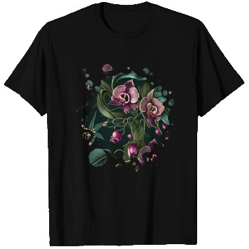 Discover Orchid Inspired Flower Plant Lover Funny Gardening T Shirts