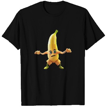 Discover Video game character with a banana T Shirts