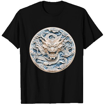 Discover Folklore Dragon Mandala Art T Shirts