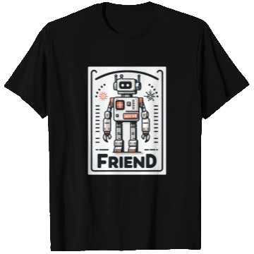 Discover Niche Friend Robot Artificial Intelligence Design T Shirts