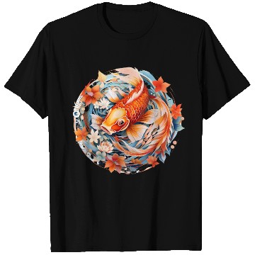 Discover Koi Fish Mandala Art T Shirts