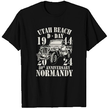 Discover Utah Beach D Day 1944 2024 80 Anniversary Normandy T Shirts