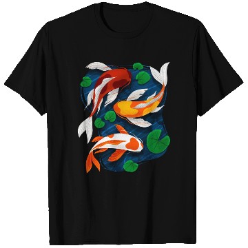 Discover Koi Fish Lover Water Pond Animal Pet Asian T Shirts