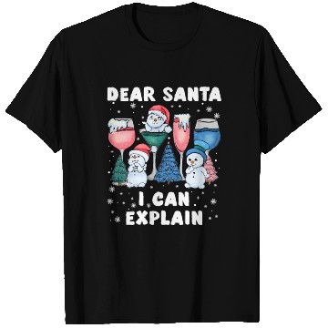 Discover Schneemann Dear Santa I can Explain Funny T Shirts