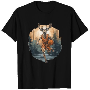 Discover Basketball player deer T Shirts