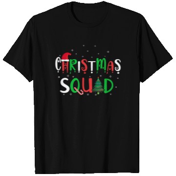 Discover Candy Cane Christmas Squad Santa Claus Winter T Shirts