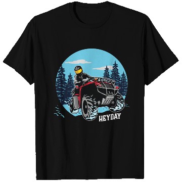 Discover ATV/Quad "Winter Riding" style logo. By "Hey Day" T Shirts