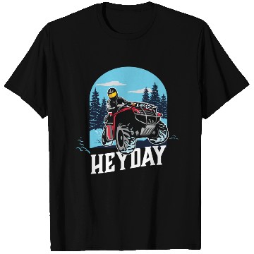 Discover ATV/Quad "Winter Riding" style logo. By "Hey Day" T Shirts