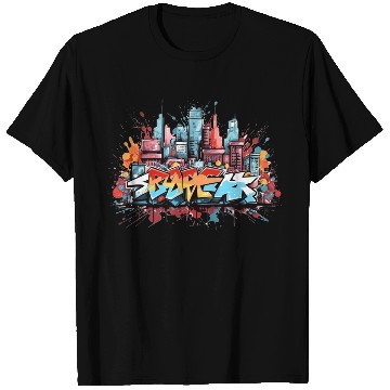 Discover Abstract Urban Street Graffiti Art Apparel T Shirts