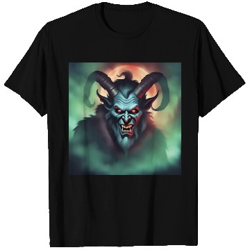 Discover Krampus in Green Fog T Shirts