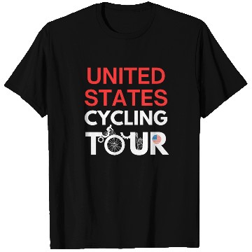 Discover Cycling Tour - USA Design T Shirts