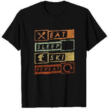 Discover Skiing Mountain Winter Vacation Apres Ski T Shirts