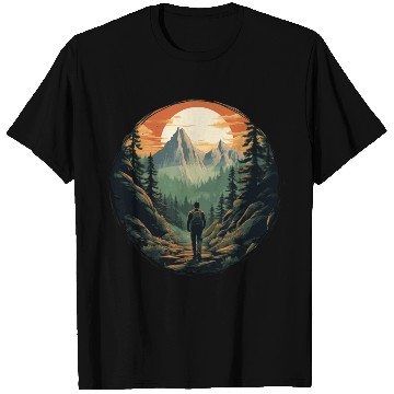 Discover Forest nature trekking adventure T Shirts